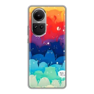 Чохол на OPPO Reno 10 Про з Котиками (VPrint) (Mew)