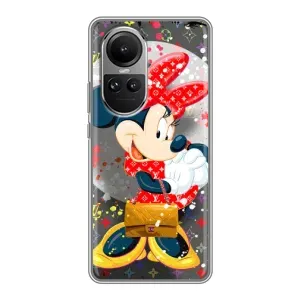Чохол Disney Mouse Oppo Reno 10 Pro (PREMIUMPrint) (Minni з бантіком)
