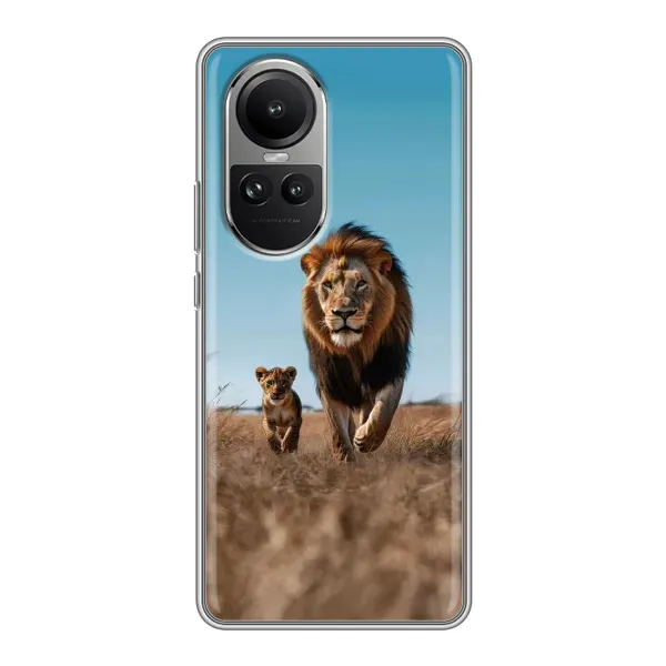 Чохол з принтом «Мусафа та Сімба» для OPPO Reno 10 Pro Чохол з принтом «Мусафа та Сімба» для OPPO Reno 10 Pro