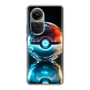 Чохол з Пікачу на Oppo Reno 10 Pro (М'яч Пікачу)