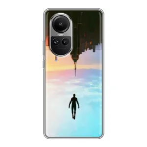 Чохол з людиною павуком для Oppo Reno 10 Pro - (AlphaPrint) (Людина павук)