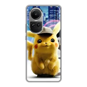 Чохол з Пікачу на Oppo Reno 10 Pro (Пікачу в місті)