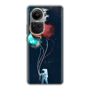 Космічні Чохли для OPPO Reno 10 Про (VPrint) (Планети кульки)