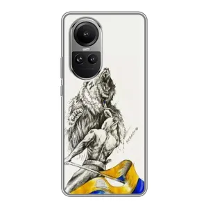 Чохли (Доброго вечора, ми за України) для OPPO Reno 10 Про (AlphaPrint) (Перемога)