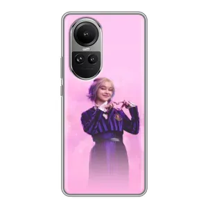 Чохол з дизайном Венздей 2 на Oppo Reno 10 Pro (Яскрава Енід Венздей)