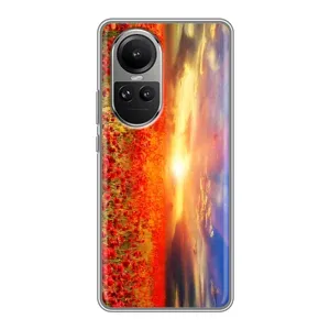 Чохол з картинкою (Стильні) OPPO Reno 10 Про - (AlphaPrint) (Поле тюльпанів)