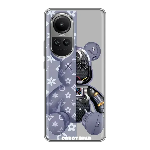 Чехол с принтом «Робот Мишка» для OPPO Reno 10 Pro Чехол с принтом «Робот Мишка» для OPPO Reno 10 Pro