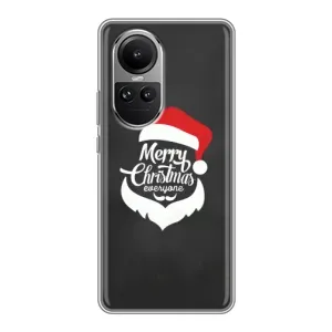Різдвяні Чохли для Oppo Reno 10 Pro (VPrint) (Санта Крісмас)