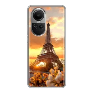 Чохол Ейфелева Вежа Oppo Reno 10 Pro - (AlphaPrint) (Сонячня вежа)