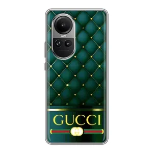 Чохли  GUCCI для OPPO Reno 10 Про (AlphaPrint) (Текстура Гуччі)