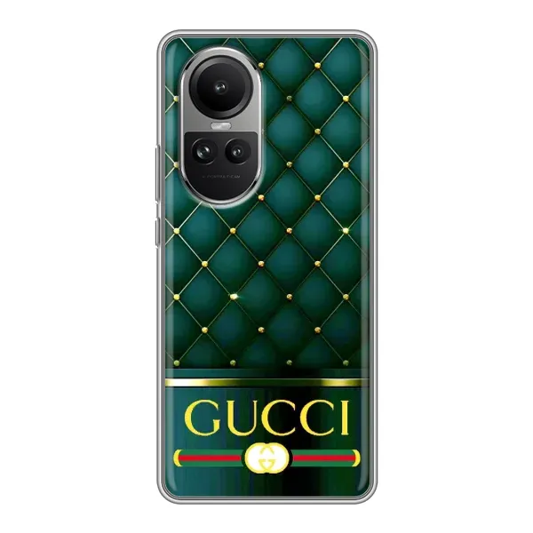 Чехол с принтом «Текстура Гуччи» для OPPO Reno 10 Pro