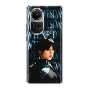 Чохли Венсдей на Oppo Reno 10 Pro Уенсдей (AlphaPrint) (Венздей кішка)