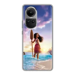 Чохол з мультфільмом Ваяна Oppo Reno 10 Pro (Моана з веслом)