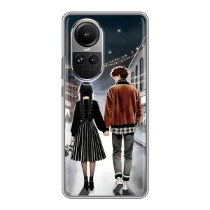 Чохол з дизайном Венздей 2 на Oppo Reno 10 Pro (Венздей та Тайлер)