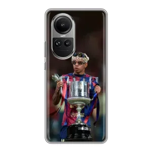 Чохол з футболістом Ламін Ямаль Oppo Reno 10 Pro (Ямаль з кубком)