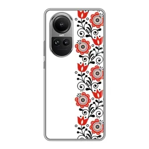 Чохол для Патріота України Oppo Reno 10 Pro - (AlphaPrint) (Яскрава вишиванка)