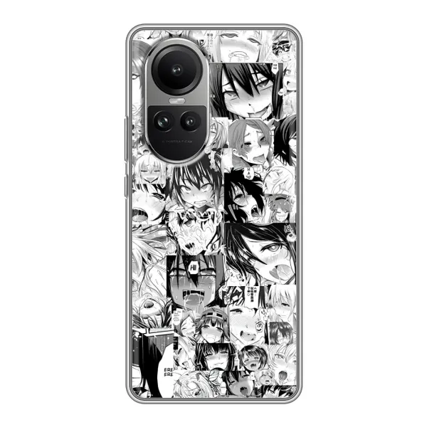 Чохол з принтом «Ahegao manga» для OPPO Reno 10