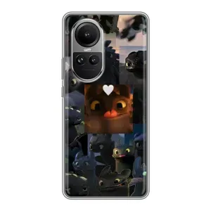 Чохол як приборкати дракона на Oppo Reno 10 (Дракон колаж)