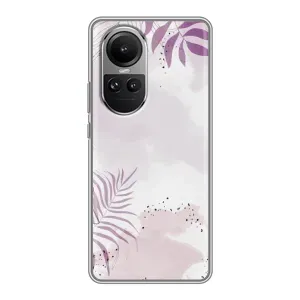 Чохол з принтом «Фіолетове листя» для OPPO Reno 10