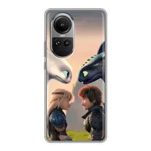 Чохол як приборкати дракона на Oppo Reno 10 (Гикавка і Астрід)