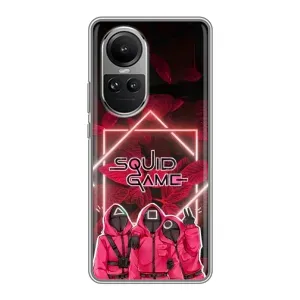 Чохол Гра в кальмара для Oppo Reno 10 (Охоронці Гра кальмара)