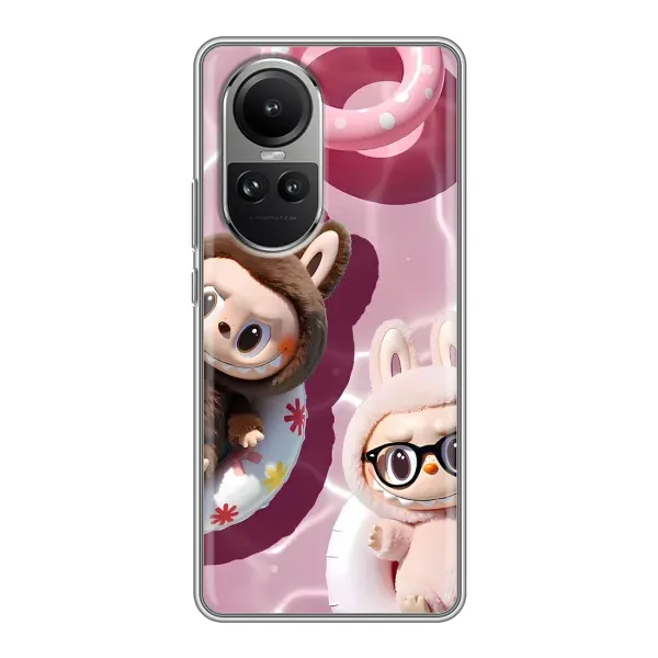 Чохол з принтом «Іграшка Лабубу» для OPPO Reno 10
