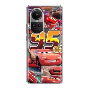 Силіконовий чохол Маквін для Oppo Reno 10 (Колаж Блискавка Маквін)