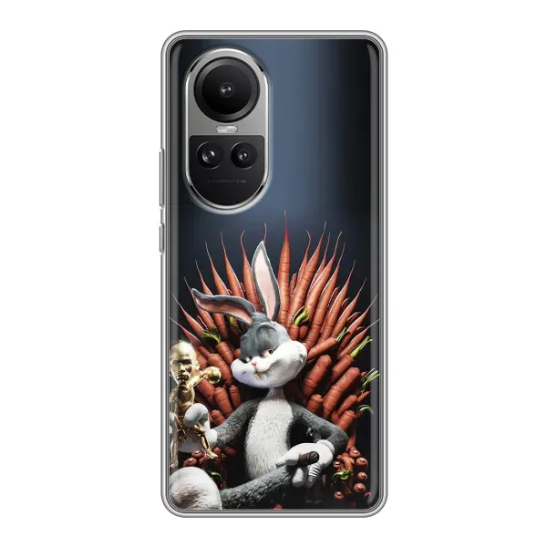 Чехол с принтом «Король Кролик» для OPPO Reno 10 Чехол с принтом «Король Кролик» для OPPO Reno 10