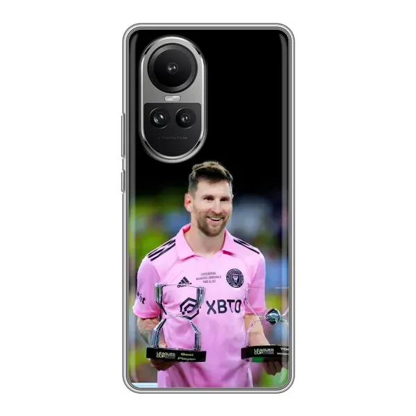 Чехол с принтом «Кубки Месси» для OPPO Reno 10