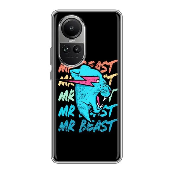 Чехол с принтом «logo Mr beast» для OPPO Reno 10 Чехол с принтом «logo Mr beast» для OPPO Reno 10