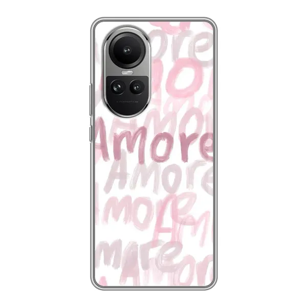 Чехол с принтом «Аморе любовь» для OPPO Reno 10 Чехол с принтом «Аморе любовь» для OPPO Reno 10