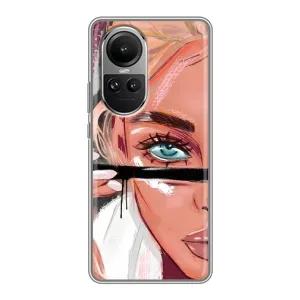 Чехол с печатью для Oppo Reno 10 - (Мода) (AlphaPrint)