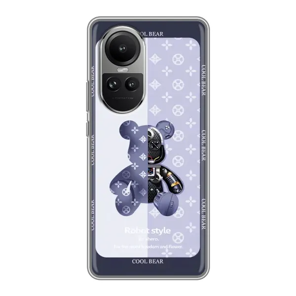 Чехол с принтом «Медвежонок LV» для OPPO Reno 10