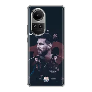 Чехлы Месси для Oppo Reno 10 (AlphaPrint) (Месси 10)