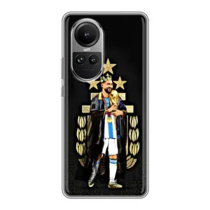Чехлы для Oppo Reno 10 (Leo чемпион) (AlphaPrint) (Месси Король)