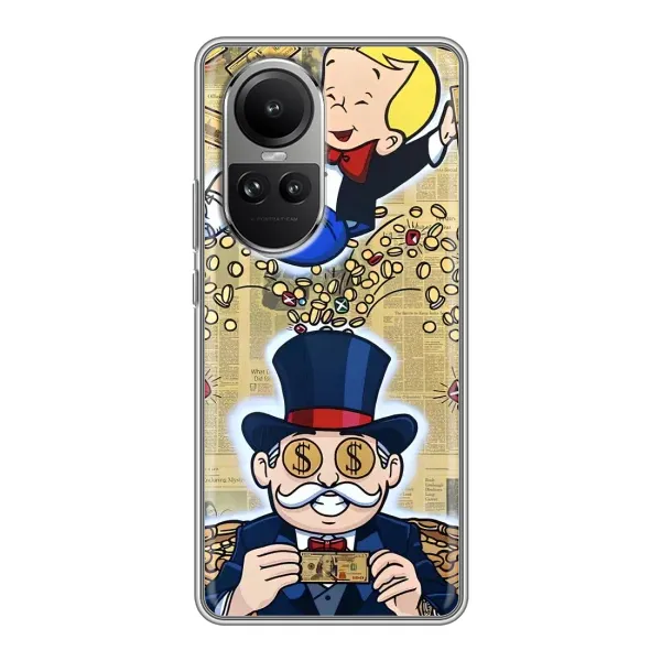 Чехол с принтом «Монополия Мен» для OPPO Reno 10 Чехол с принтом «Монополия Мен» для OPPO Reno 10