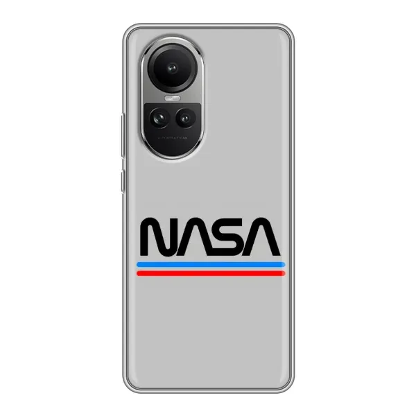 Чохол з принтом «NASA» для OPPO Reno 10 Чохол з принтом «NASA» для OPPO Reno 10