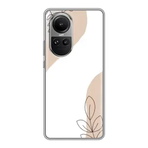 Чехол с принтом «Нюдовая веточка абстракция» для OPPO Reno 10