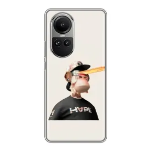 Чехол с принтом «обезьяна NFT в очках» для OPPO Reno 10