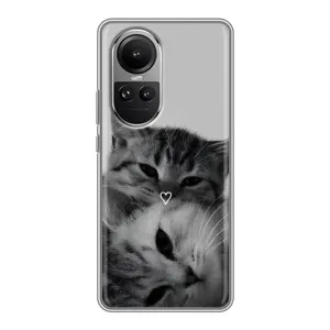 Чехол с принтом «Пара котов» для OPPO Reno 10