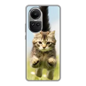 Чохли з Котиками для Oppo Reno 10 (VPrint) (Прижок кота)