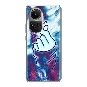 Чехол с принтом «Радужное сердце» для OPPO Reno 10