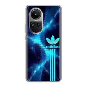 Чохол з принтом «Синій Адідас» для OPPO Reno 10