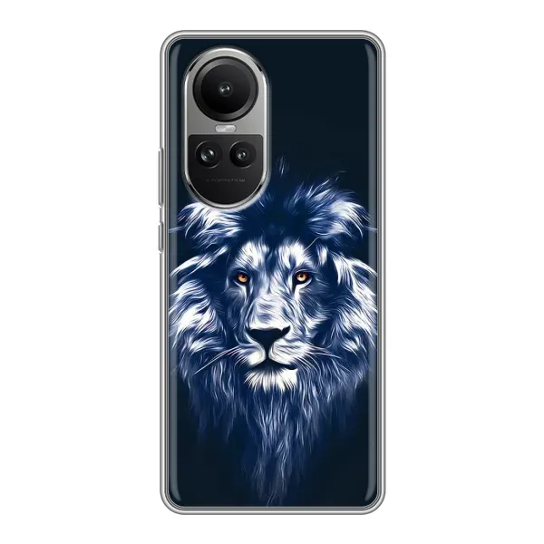 Чехол с принтом «Синий Лев» для OPPO Reno 10 Чехол с принтом «Синий Лев» для OPPO Reno 10