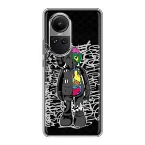 Чехол с принтом «Стиль Bearbrick» для OPPO Reno 10
