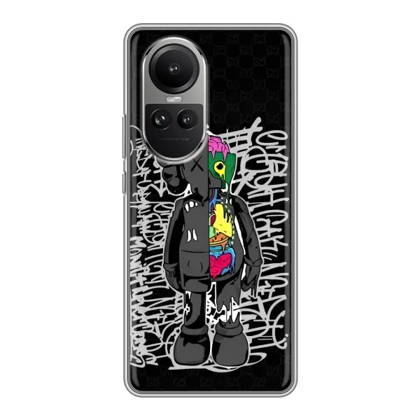 Чехол с принтом «Стиль Bearbrick» для OPPO Reno 10