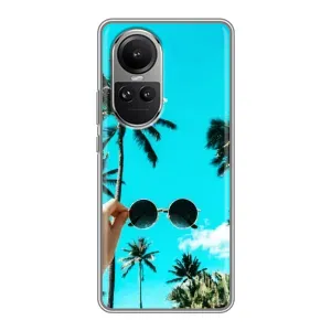 Силиконовый чехол с КАРТИНКАМИ лето для Oppo Reno 10 (AlphaPrint)