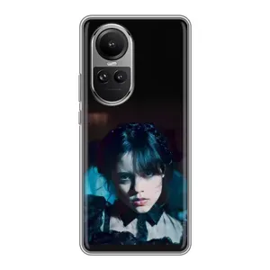 Чохли Венсдей на Oppo Reno 10 Уенсдей (AlphaPrint) (погляд Венздей)