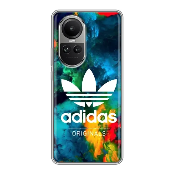 Чохол з принтом «Яскравий Адідас» для OPPO Reno 10 Чохол з принтом «Яскравий Адідас» для OPPO Reno 10