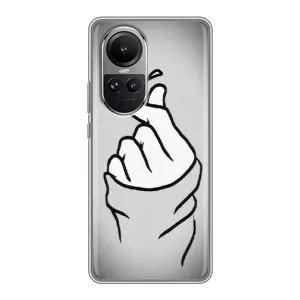 Чехол с принтом «Значок Love» для OPPO Reno 10